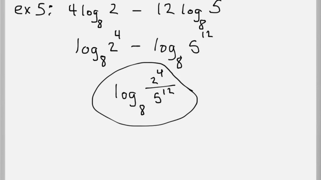 Simplifying Logs (All Properties)