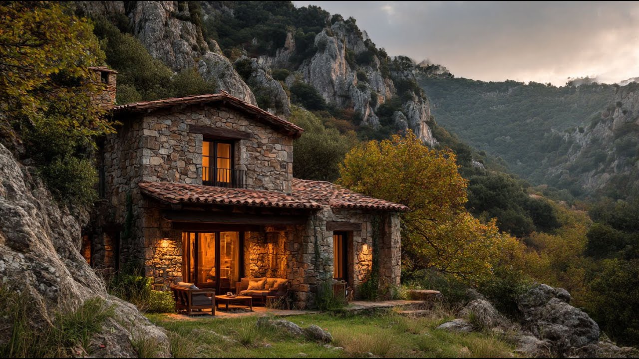 A Timeless Stone House Hidden in the Mountains | Cinematic Exterior Retreat