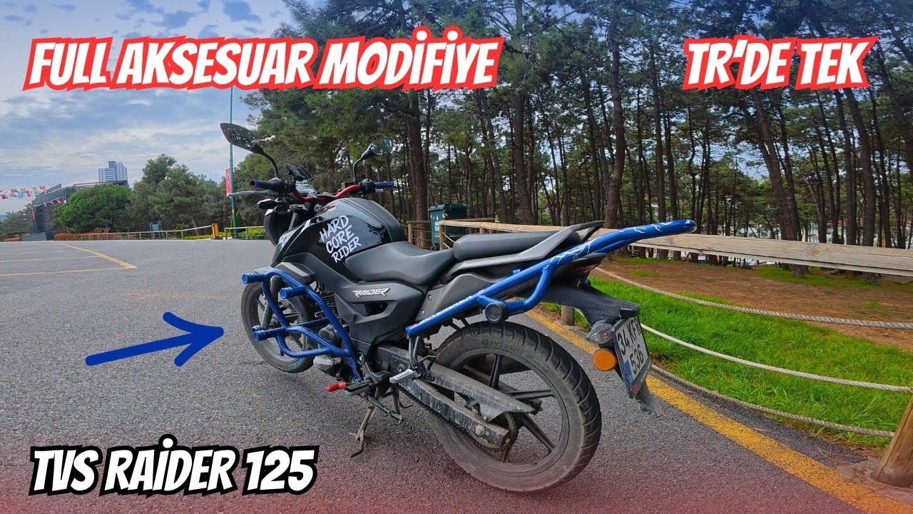 TVS RAİDER 125 l FULL + FULL AKSESUAR l EFSANEE  l TR'de TEK