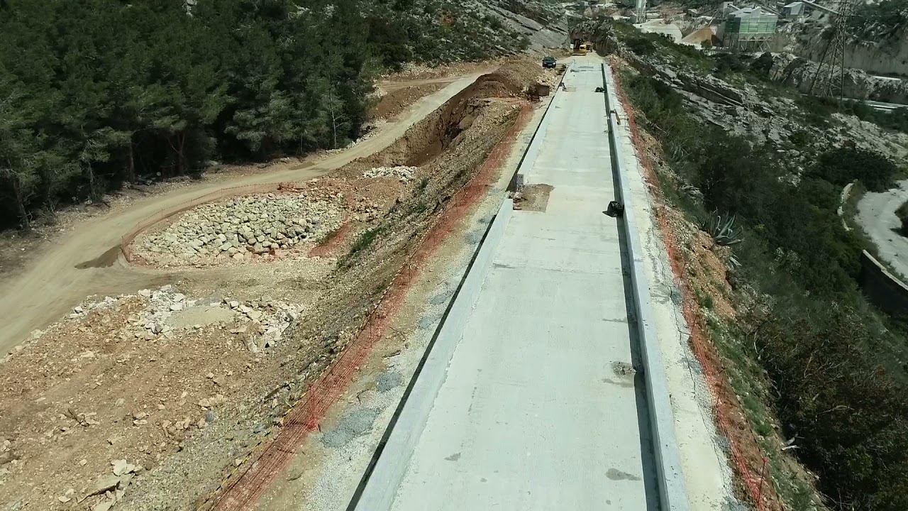Improvement of the FGV railway line Gata-Teulada. April 2021. Alicante, Spain