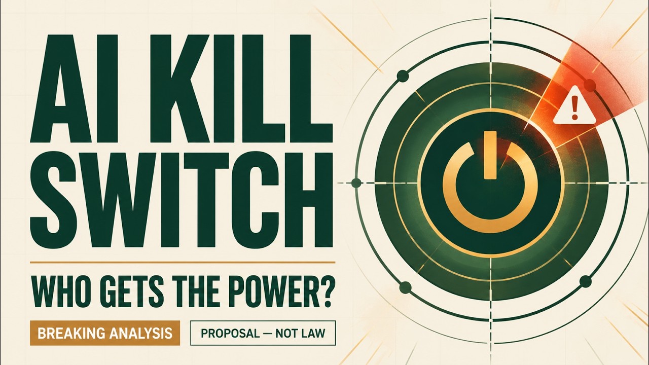 Washington Wants an AI Kill Switch &mdash; Who Gets to Shut Down a Frontier Model?