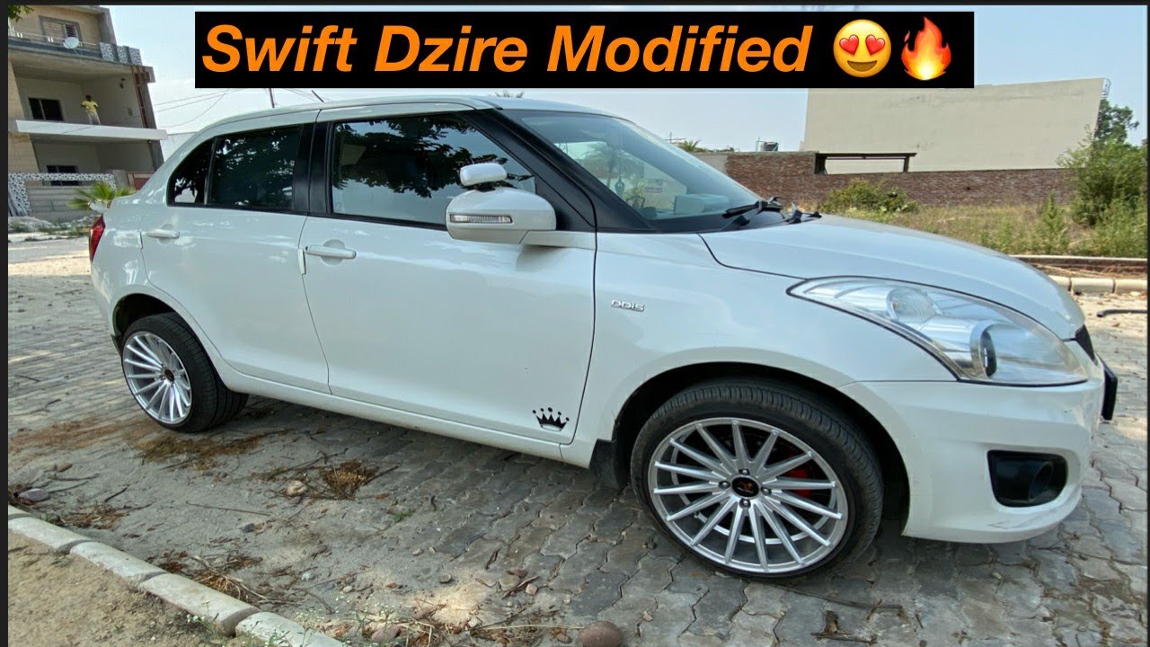 Swift Dzire Modified | 17Inch Alloy Wheels | Led Lights | Hid Lights | Pioneer Player Modified Dzire