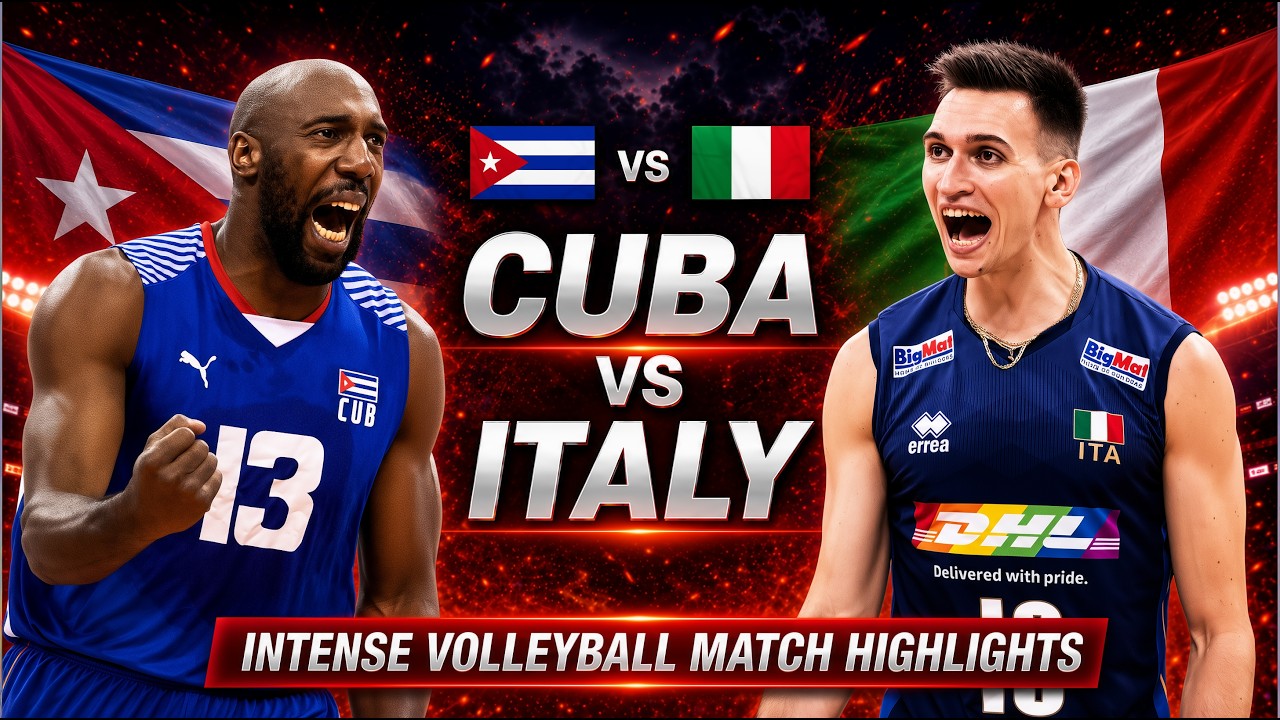 Cuba vs Italy Epic Volleyball Highlights | Men's VNL 2026