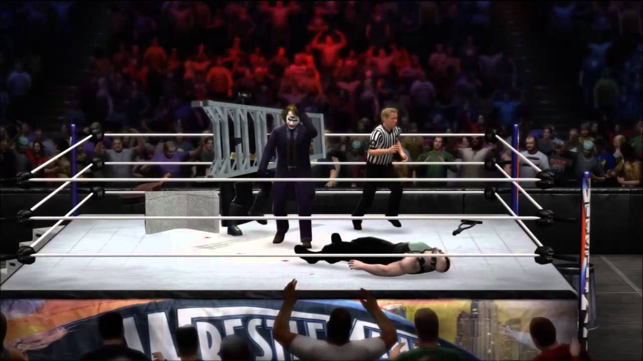 WWE 13 - Batman Vs The Joker Vs Bane