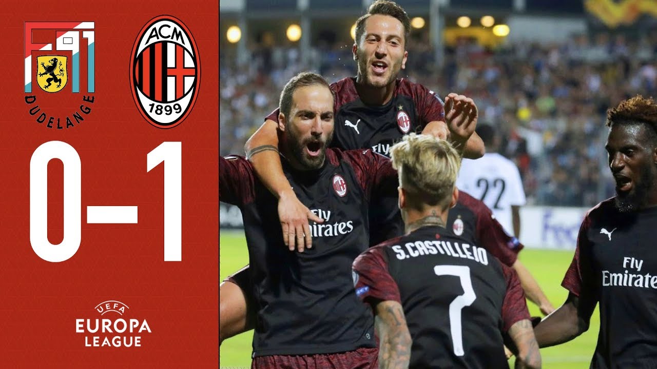 Dudelange 0-1 AC Milan - Highlights Europa League Group F Matchday 1