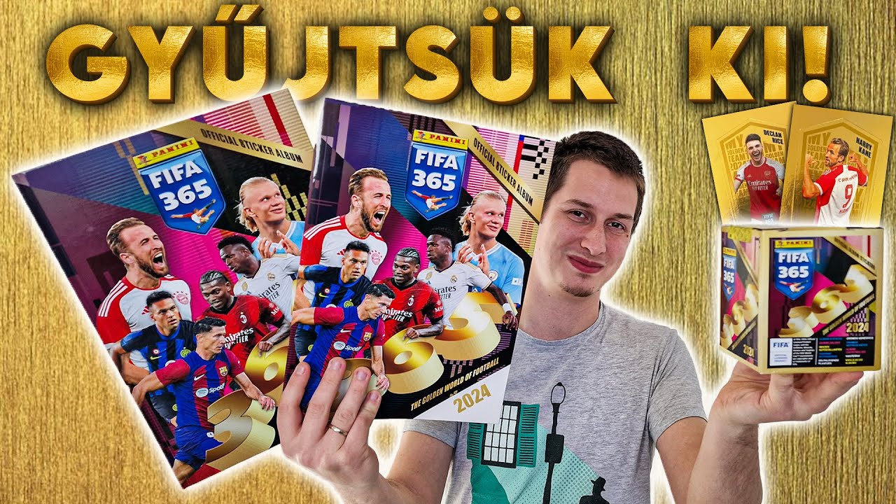 Panini FIFA 365 2024 Display Doboz Bontás | Gyűjtsük Ki! 4. Rész