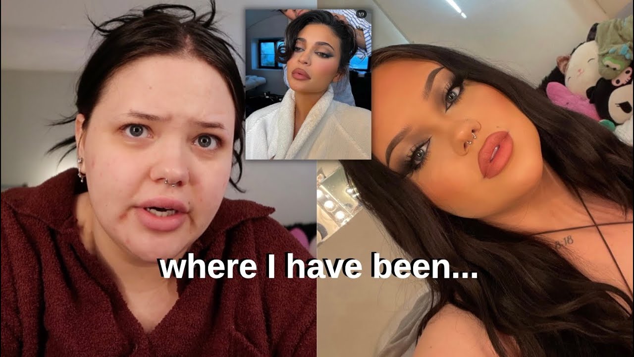 recreating kylie jenners makeup *grwm + life update*