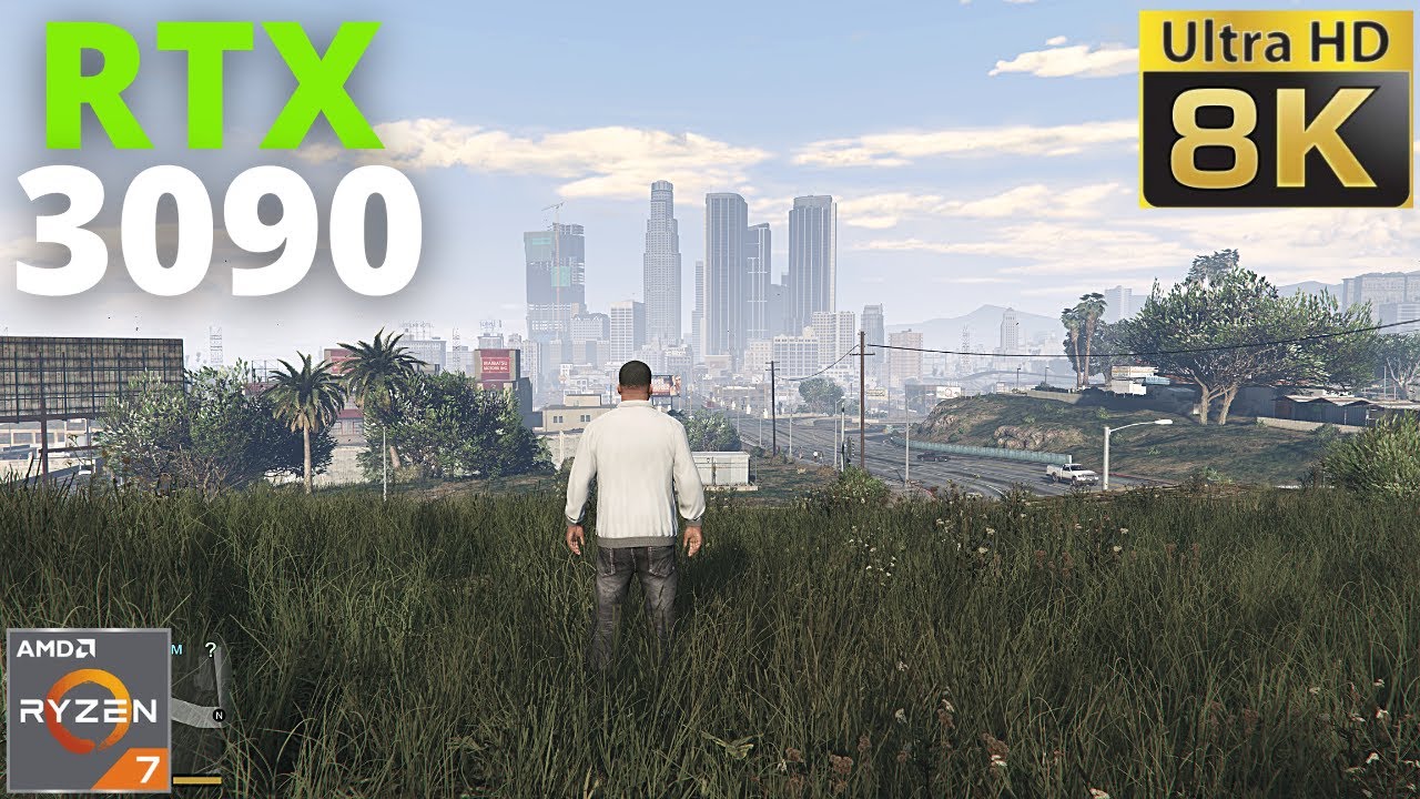 GTA 5: RTX 3090 + Ryzen 7 5800X | 8K | Very High Settings