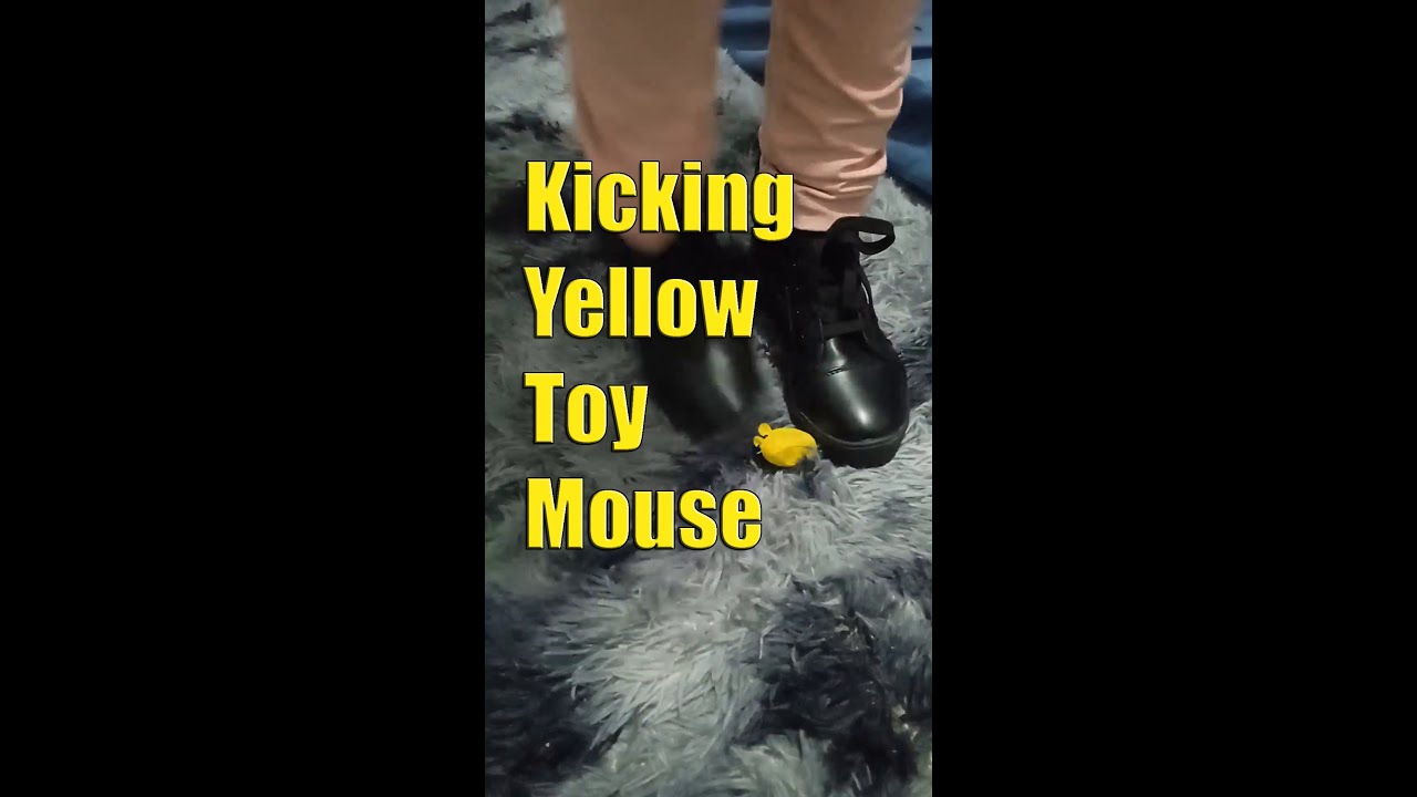 ASMR Tiny Toy Yellow Mouse 