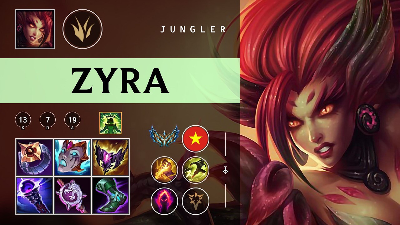 Zyra Jungle vs Xin Zhao - VN Challenger Patch 26.05