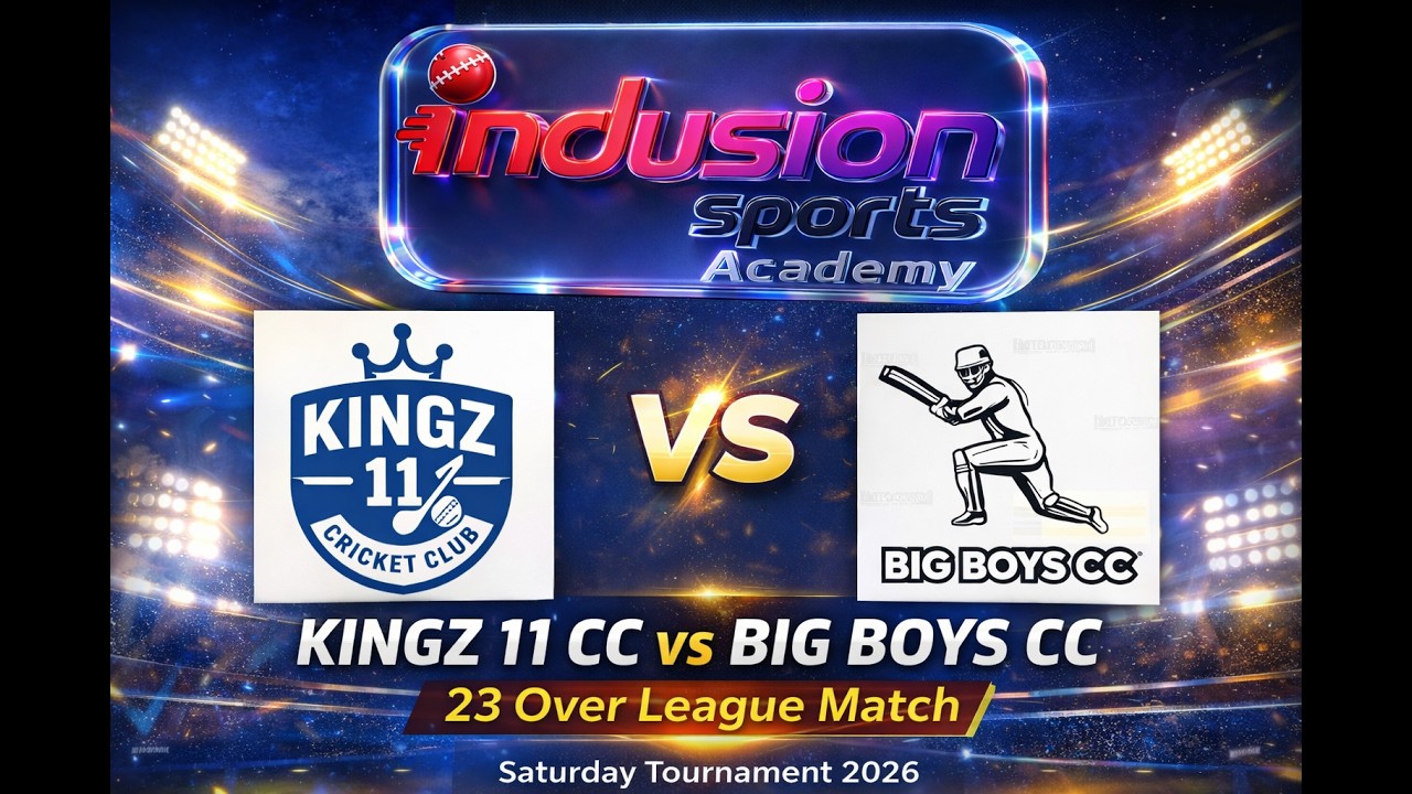 Yellow7 vs VVS | 23 Over League Match | Indusion Sports Academy Saturday Tournament 2026 | Live