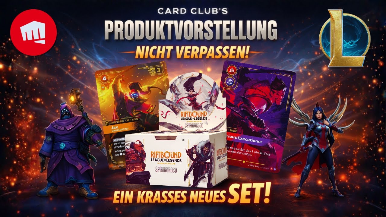 Riftbound Set 2 macht übertrieben Spaß zu öffnen! Spiritforged I Unboxing I Card Club