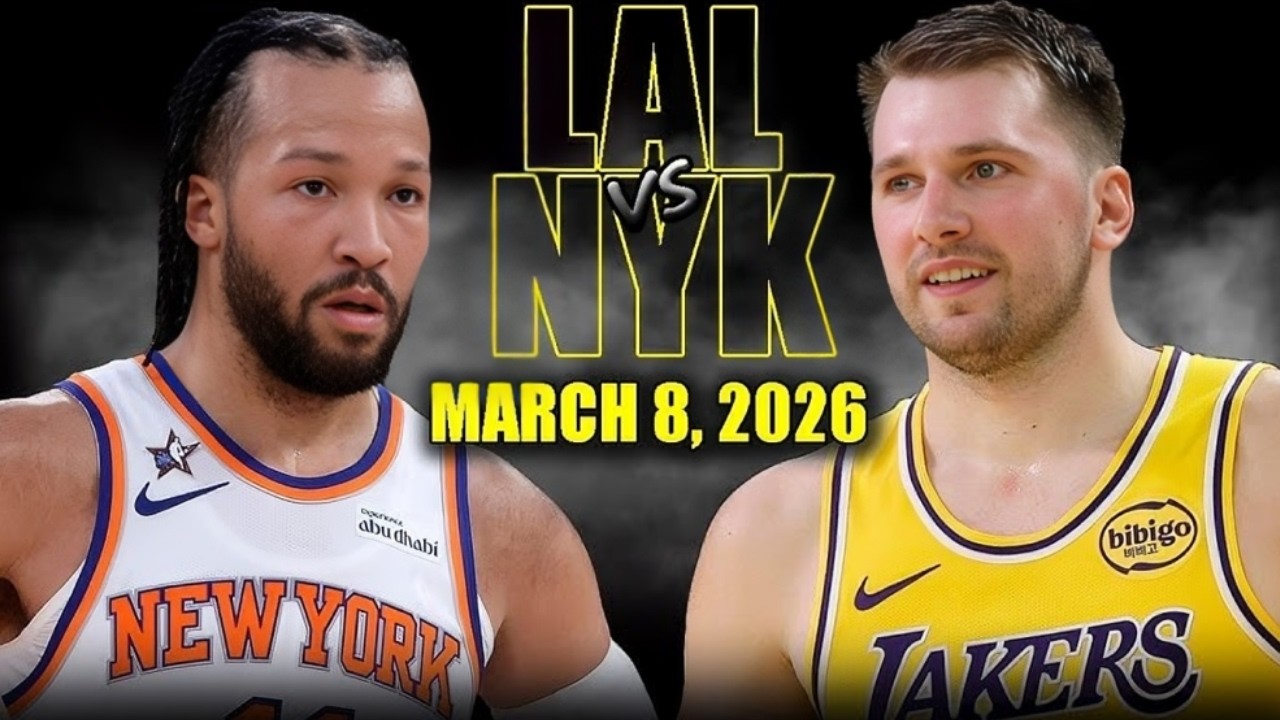 Los Angeles Lakers vs New York Knicks Full Game Highlights – March 8, 2026 | NBA Season
