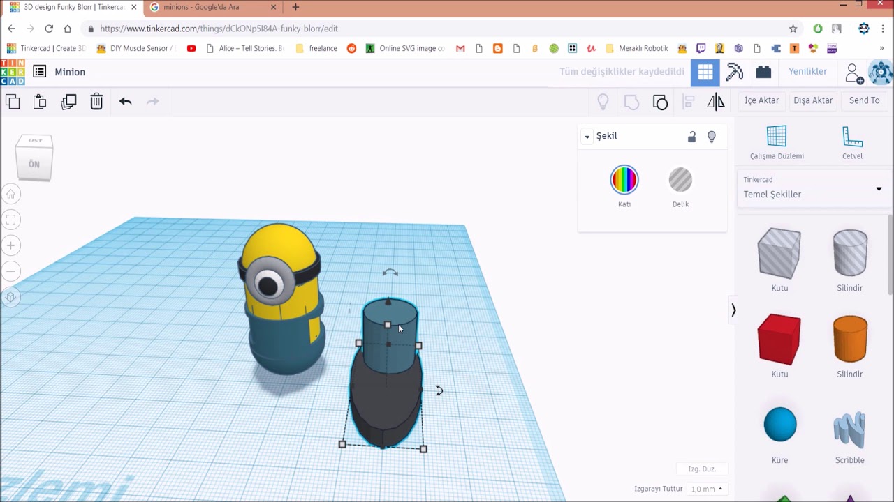 Tinkercad Minion