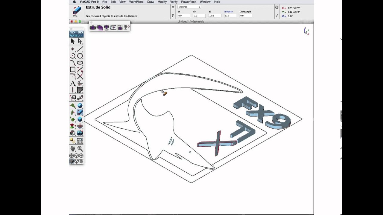 Adobe Illustrator to 3D with ViaCAD