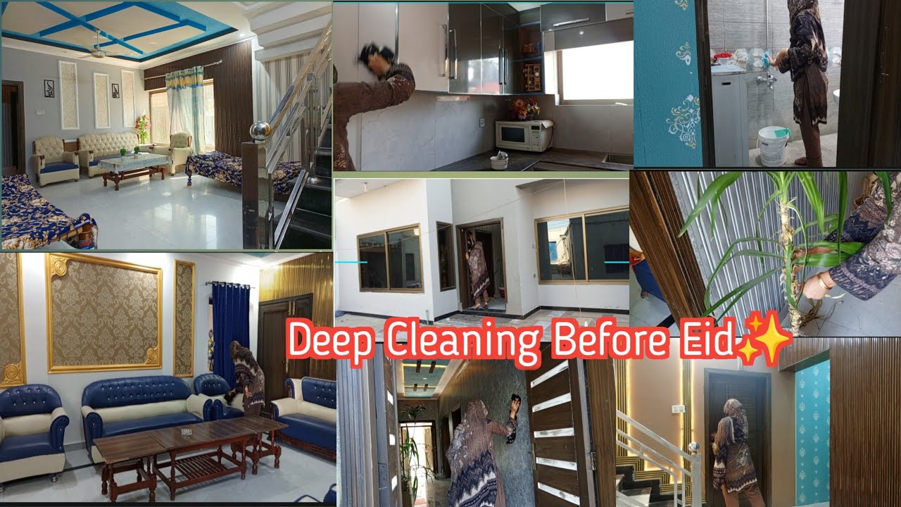 Deep Cleaning Of Full House|Cleaning Before Eid|Washroom Cleaning|Cleaning Motivation|✨🥰