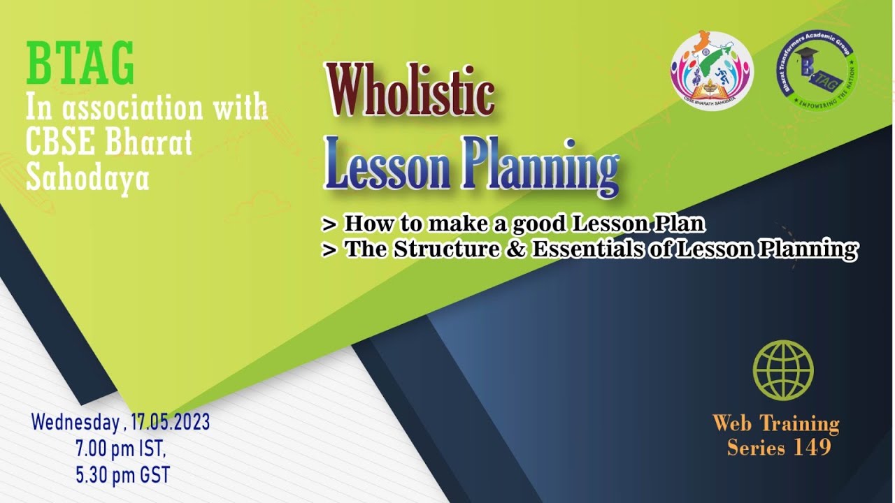 Wholistic Lesson Planning