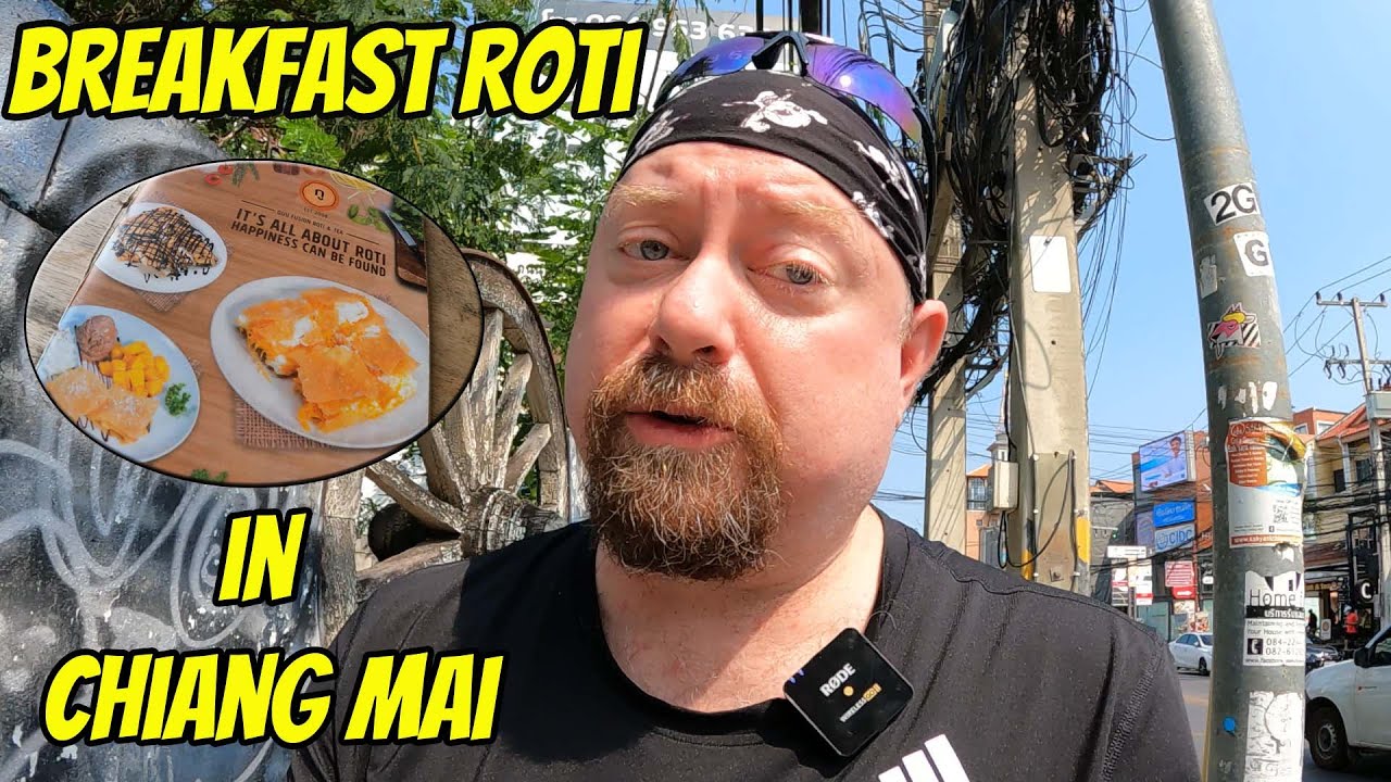 Chiang Mai, Thailand- Banana Roti Breakfast