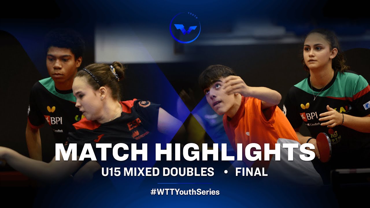 Abiodun/Berzosa vs Abramov/Vitorino | U15 XD Final | WTT Youth Star Contender Vila Nova de Gaia 2022