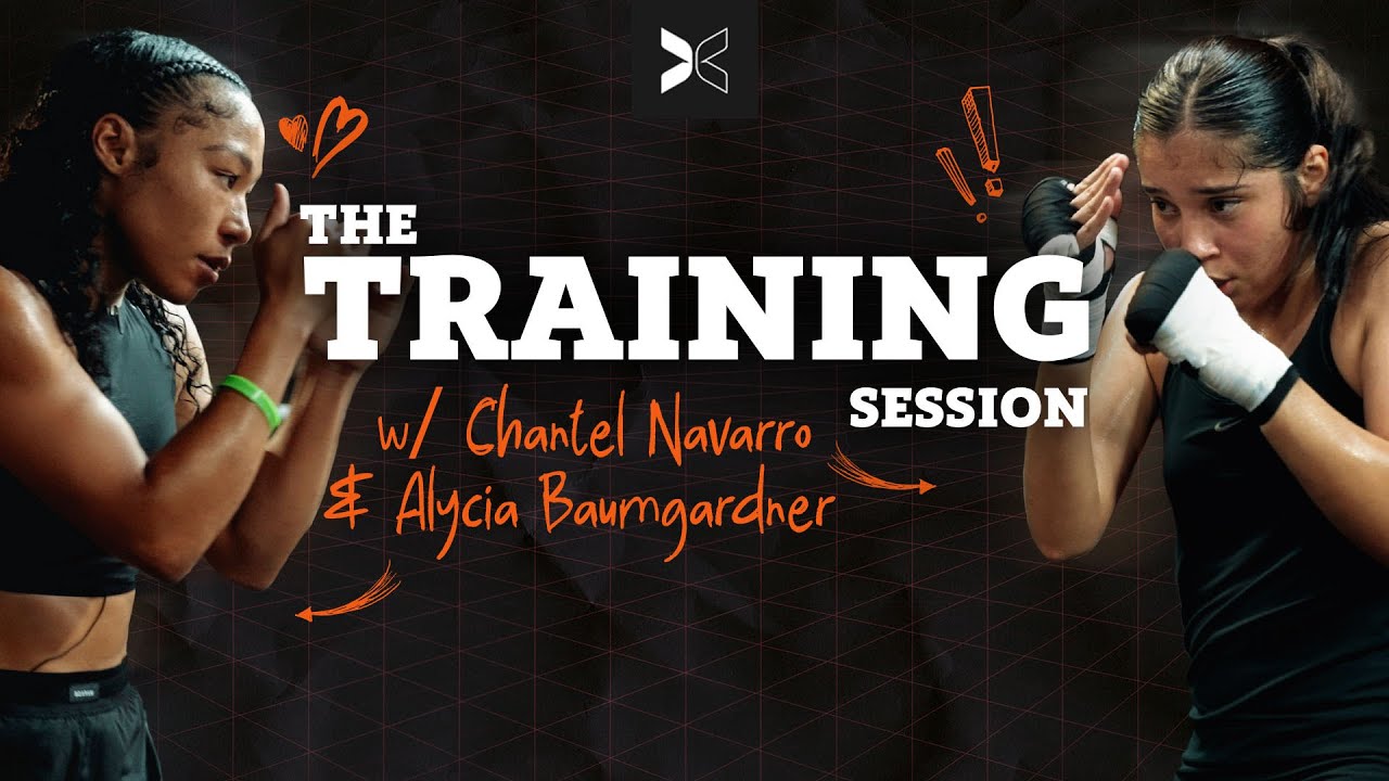 In The Ring With A World Champion | Training Session: Alycia Baumgardner & Chantel Navarro