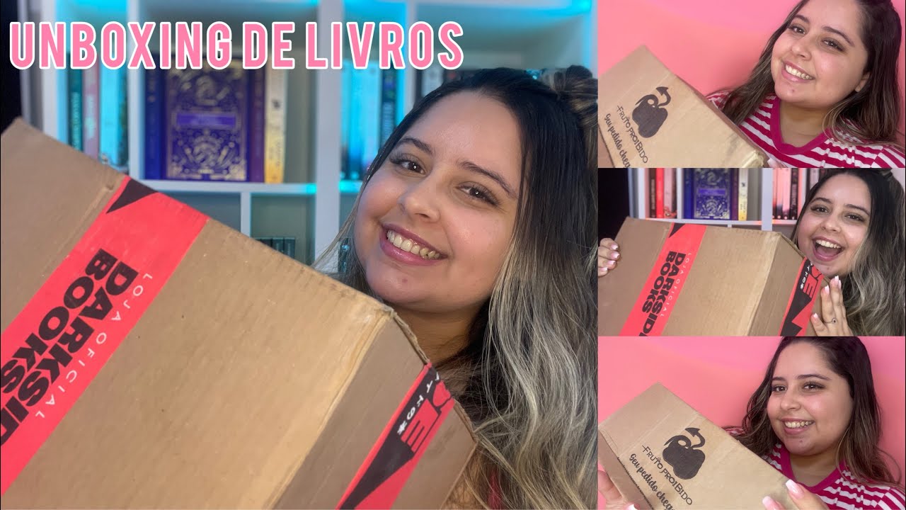 UNBOXING DE LIVROS | DUAS CAIXINHAS | EDITORA FRUTO PROIBIDO | EDITORA DARKSIDE