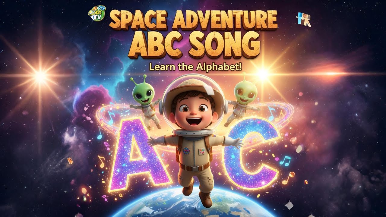 The Alphabet Song in Space! ABC Song with Astronauts & Rockets Learning Songs for Kids Tootie Tot TV