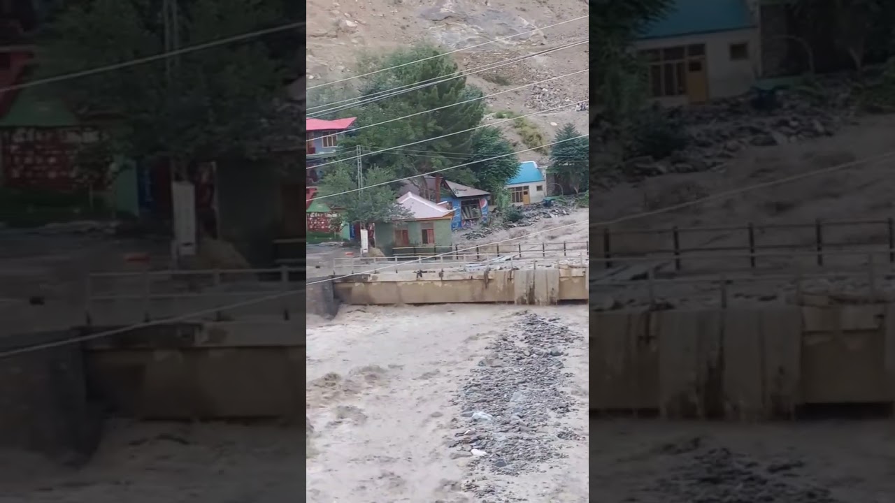 terrible cloud burst huge destruction in kpk #pakistannews #breakingnews #flood #pakistanobserver