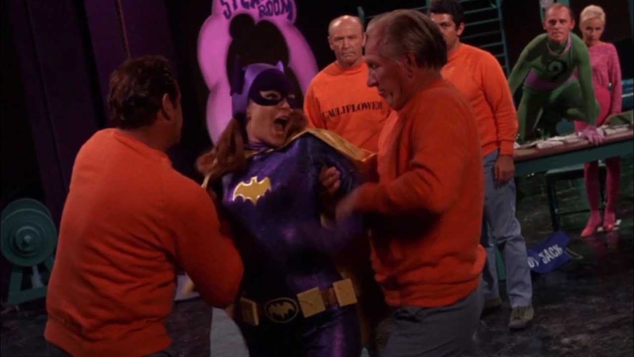 Batgirl Grabbed, Dragged, and Tossed!