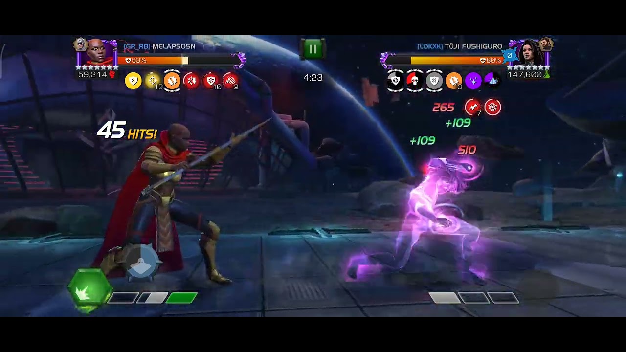 MCOC AW Node 48 - Okoye vs Photon
