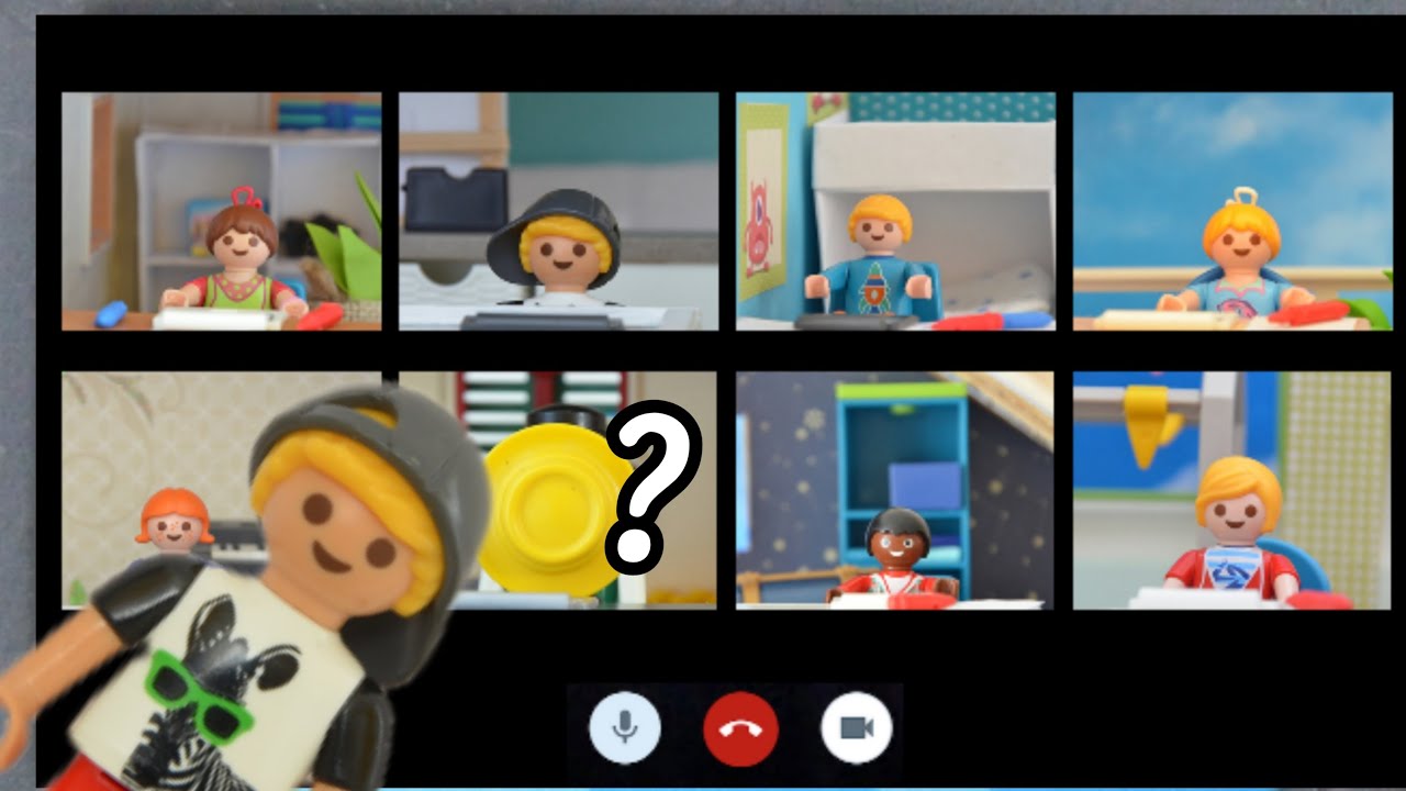 Playmobil Film deutsch Videokonferenz mit Tim// Der seltsame Vertretungslehrer
