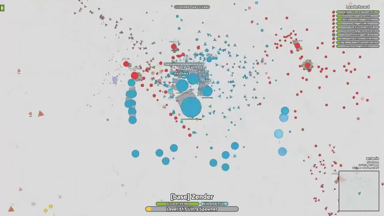Arras.io 11m Ultra Spawner (Growth Arms Race Clan Wars)