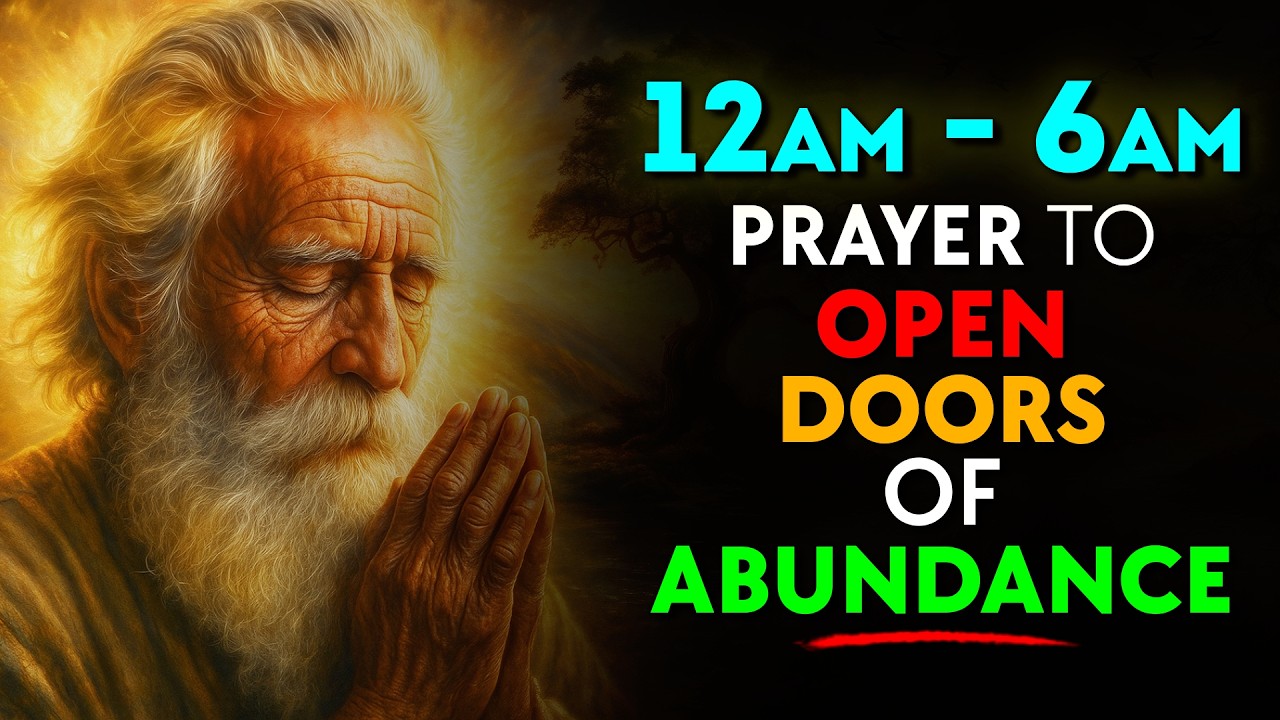 How to Pray From 12AM to 6AM for DIVINE PROVISION, WORK & DIRECTION From GOD For Your Entire Day