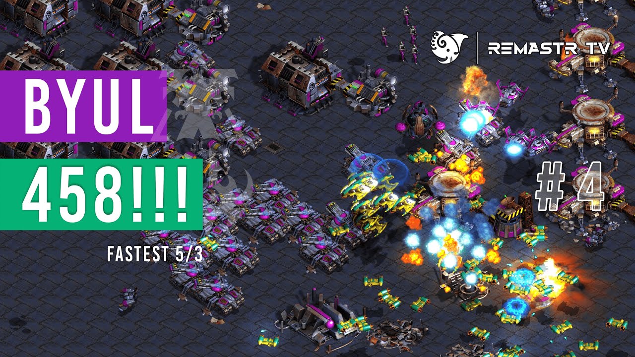 STARCRAFT FASTEST: M1 BO5: BYUL vs 458 ROUND 4 (PARTIDÓN)