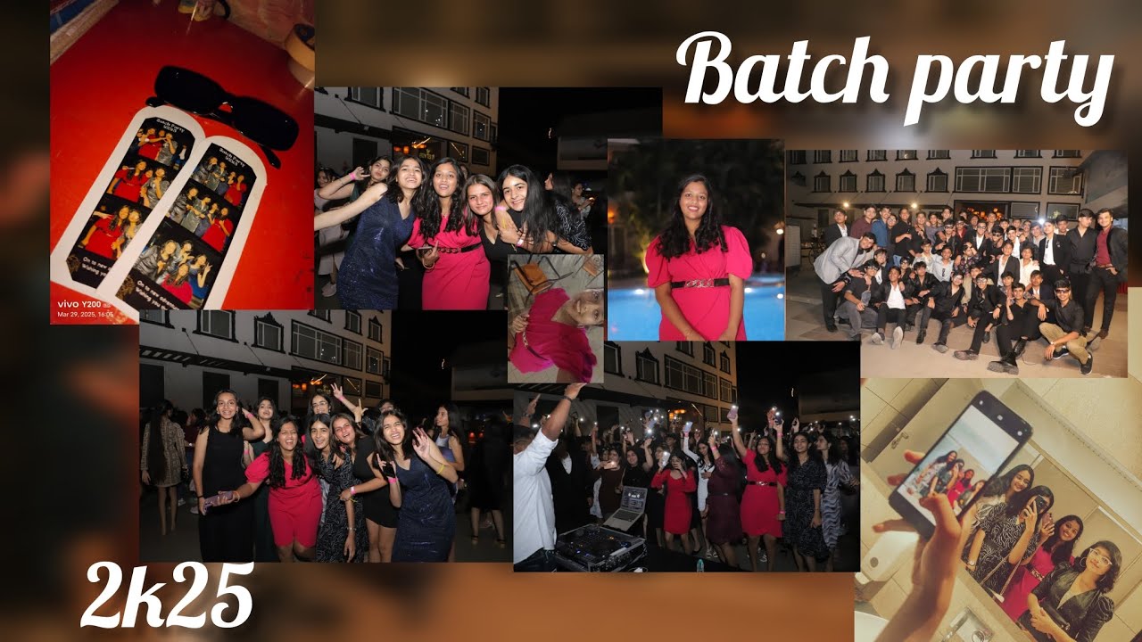 Batch party vlog 2k25 // Unforgettable memories #vlog #party #class10batch 🫶❤️✨