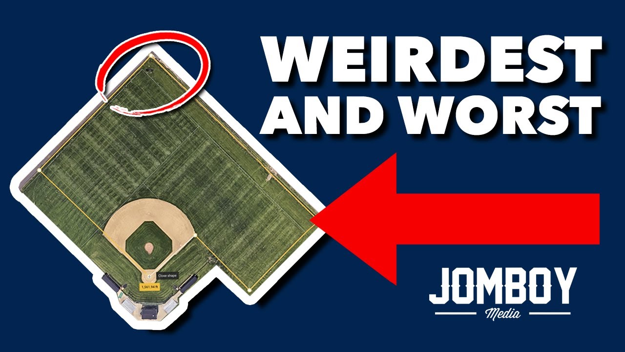 Critiquing the WEIRDEST and WORST Baseball Fields - feat. Jomboy Media