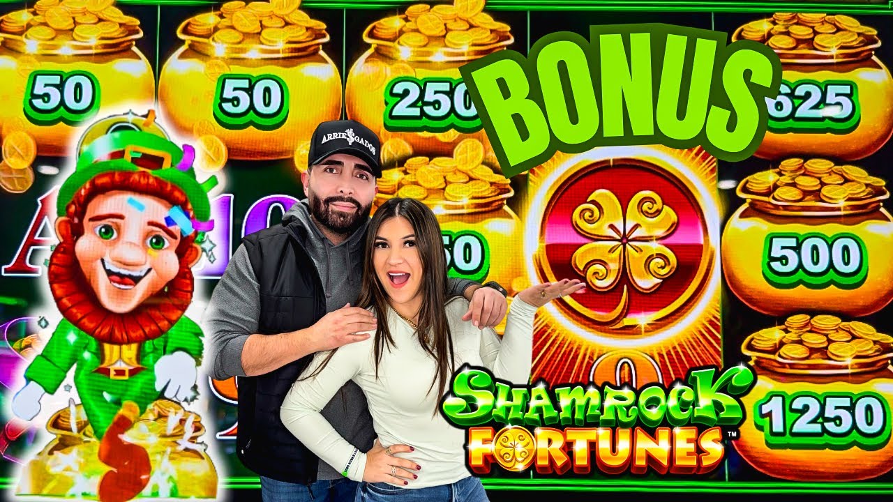 🍀 DUENDE LLENO DE BONOS SHAMROCK FORTUNES SLOT MACHINE