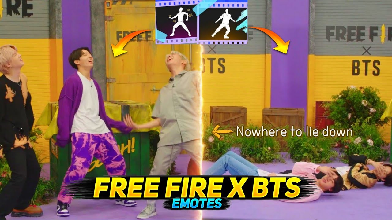 Free Fire X BTS Show Series✨ | New Exclusive BTS Emotes🔥| Fire Ball Gamers ❤️