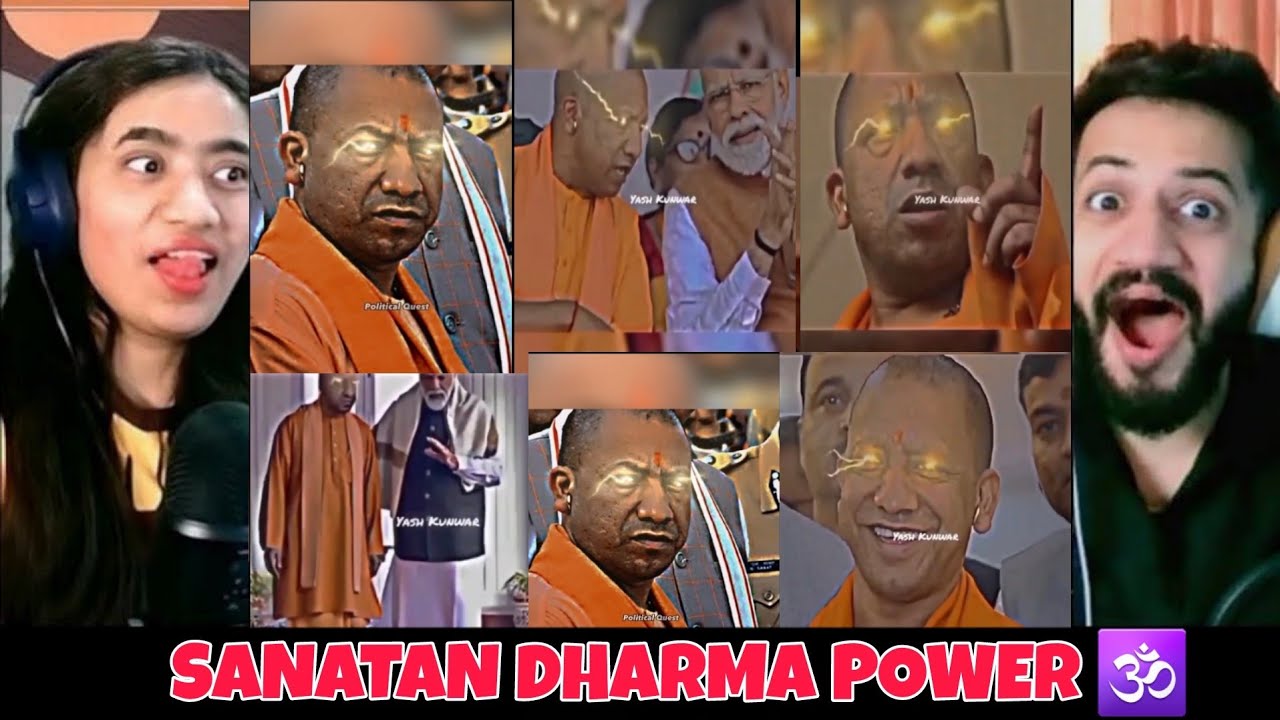 CM Yogi Adityanath Thug Life 😈| Yogi Adityanath Attitude Videos Reaction 🔥