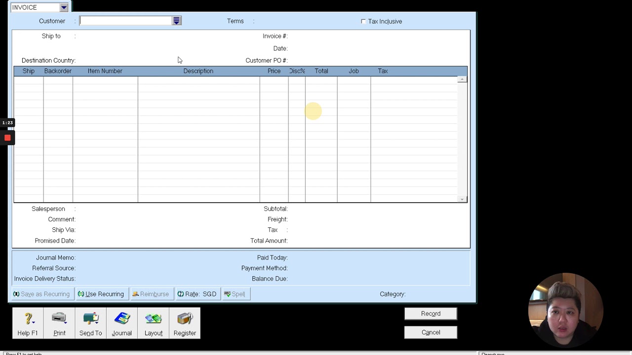 How to do lump sum discount in MYOB / ABSS Accounting software
