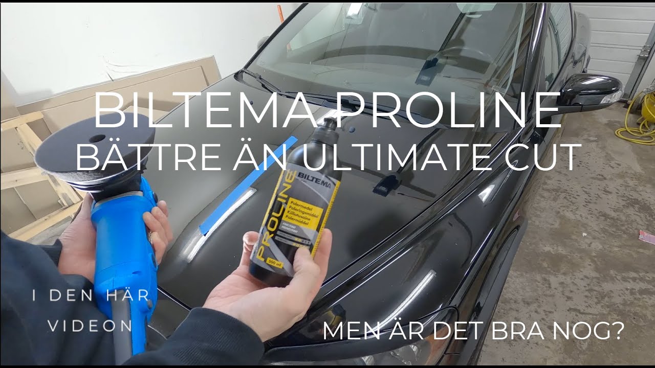 Test av Biltemas NYA serie av Polermedel | PROLINE | Sätts på prov mot SONAX och MENZERNA
