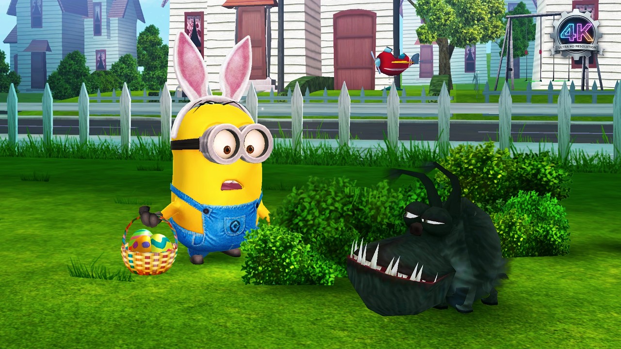 Minion Rush Old Version 🏠 Eduardo's House Full GAMEPLAY  on PC in 4K!🍌
