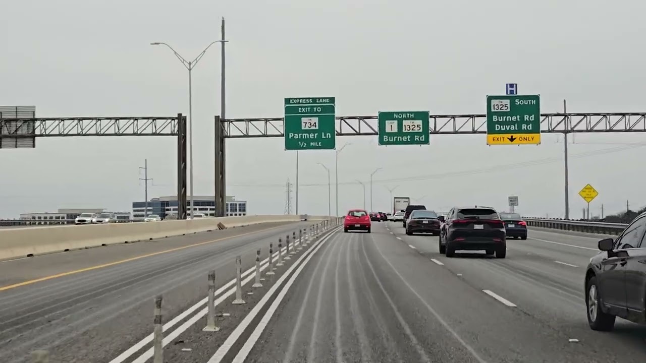 Tuscany Way to O'Connor Dr via 290E/183N/Mopac N/45W-February 21, 2025
