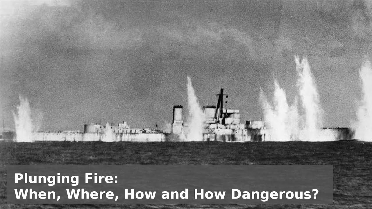 Naval Gunnery - Plunging Fire, What is it and How to protect from it?