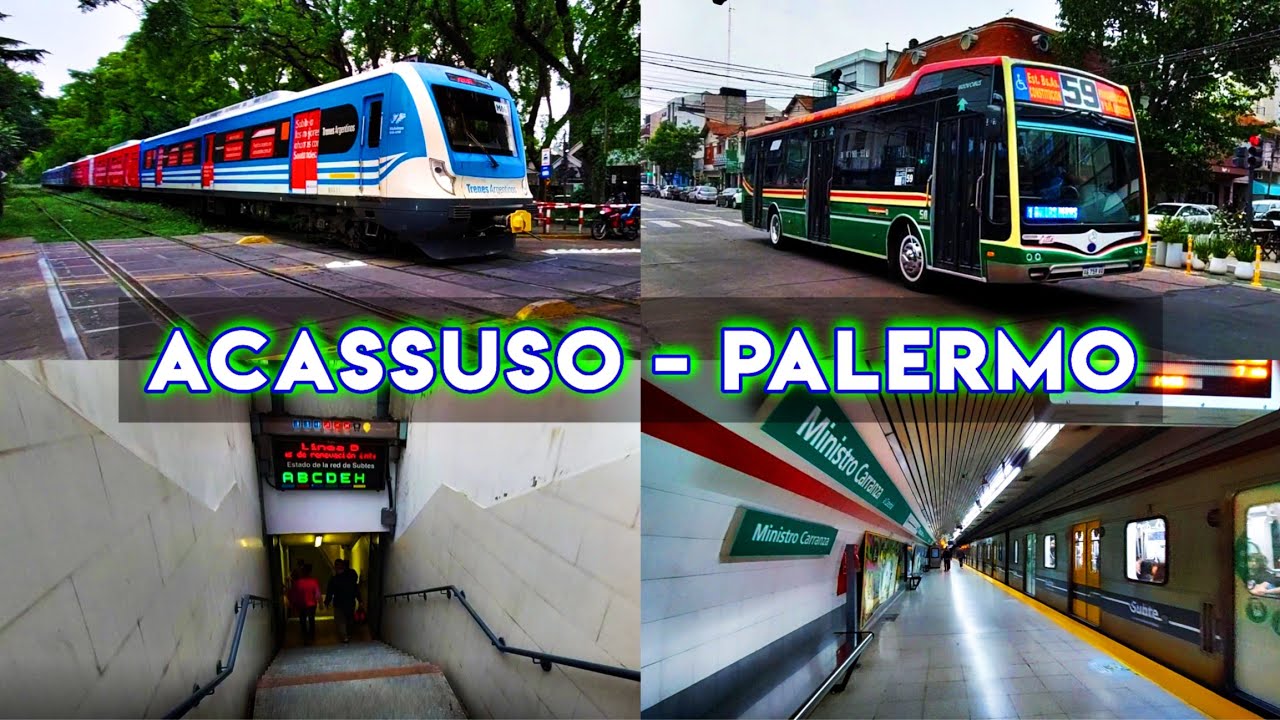 De SAN ISIDRO a PALERMO | Líneas Mitre - 59 y D del Subte