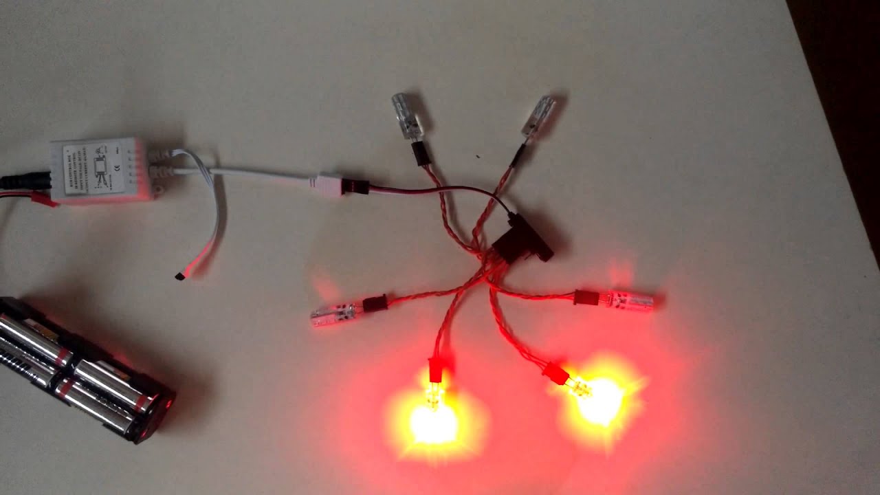Tarot Copter LED Blink licht Signal leuchte schnell und g&uuml;nstig selber gebaut Hexacopte Multicopter