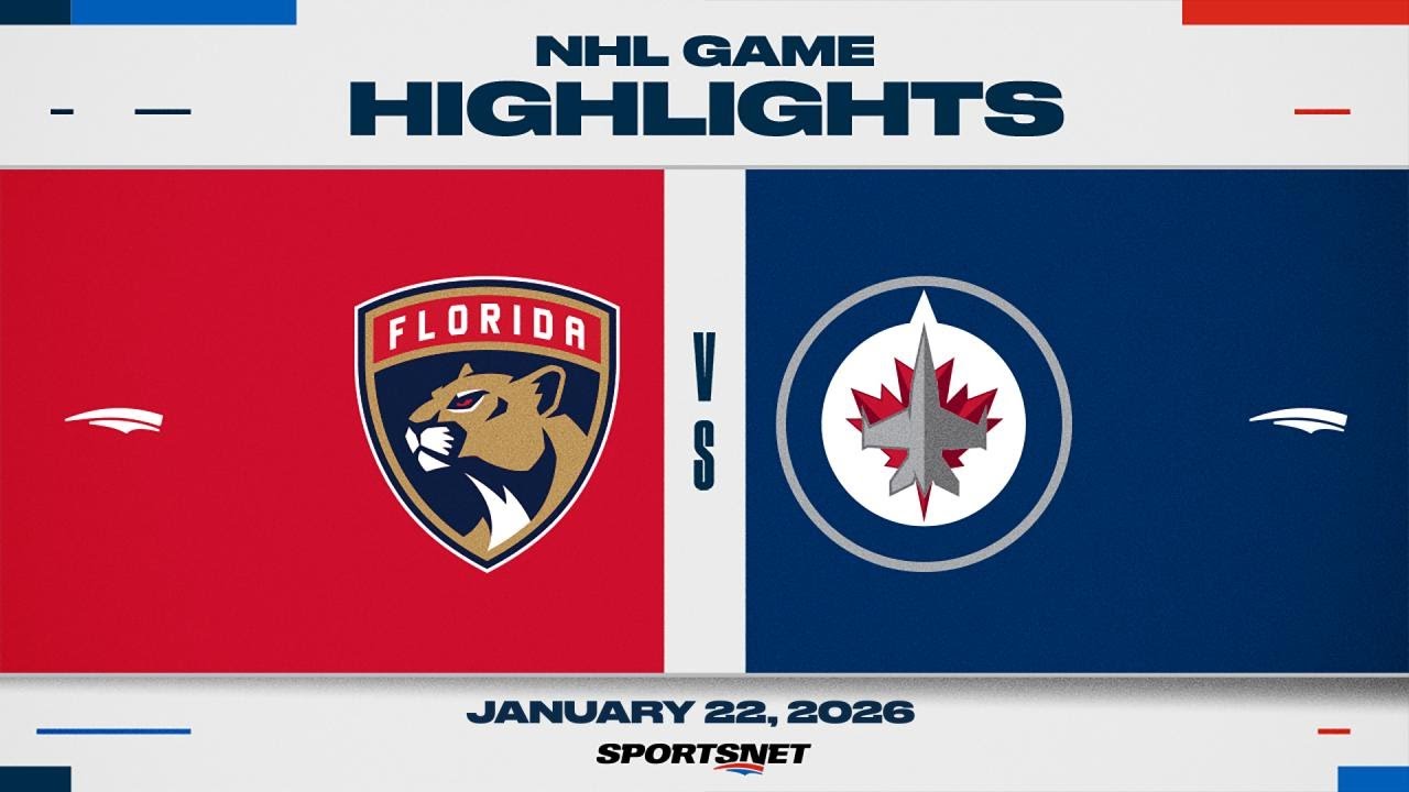 NHL Highlights | Panthers vs. Jets - January 22, 2026