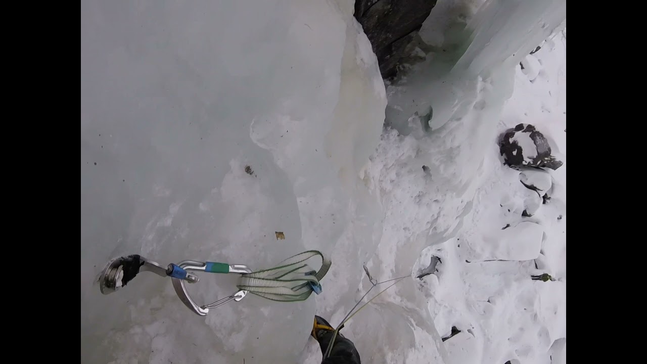 Ice climbing WI4. Gaustapokelse - Krokan, Rjukan