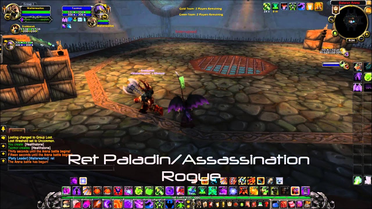 MoP Demonology Warlock/Fire Mage 2v2 - Dark Apotheosis