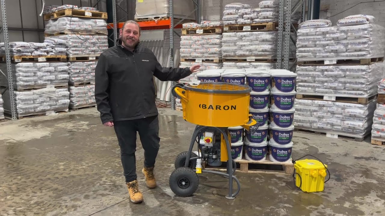 Forced Action Mixer Set-Up & Advice | Baron | DALTEX Resin Bound
