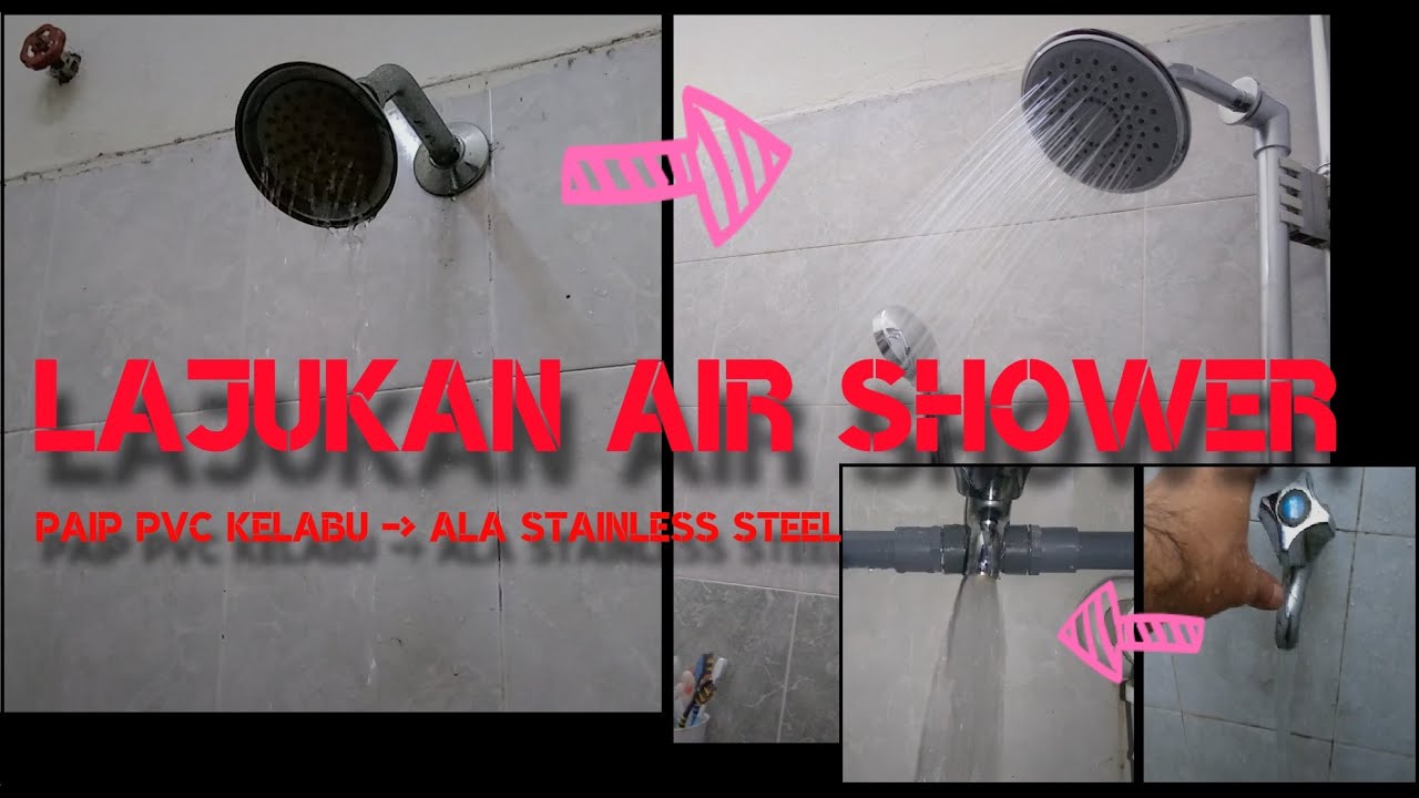 Lajukan Air Shower Bilik Air